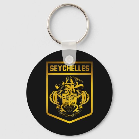 Porte-clés Emblème des Seychelles (Recto)