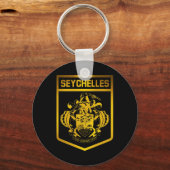 Porte-clés Emblème des Seychelles (Recto)