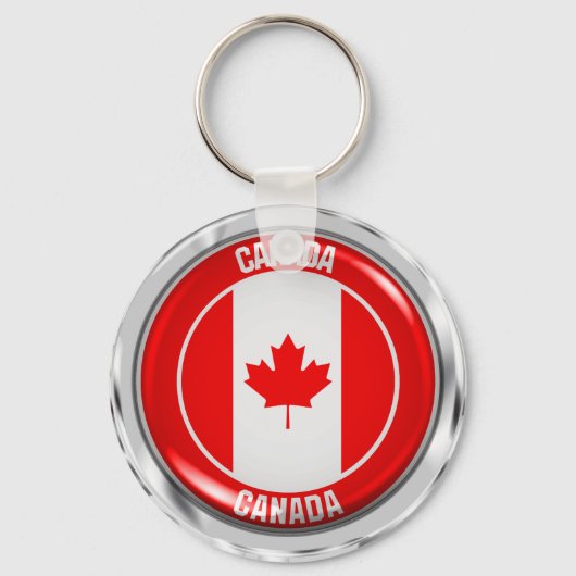 Porte-clés Emblème du Canada (Recto)