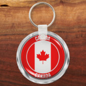 Porte-clés Emblème du Canada (Recto)