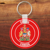 Porte-clés Emblème du Canada (Recto)