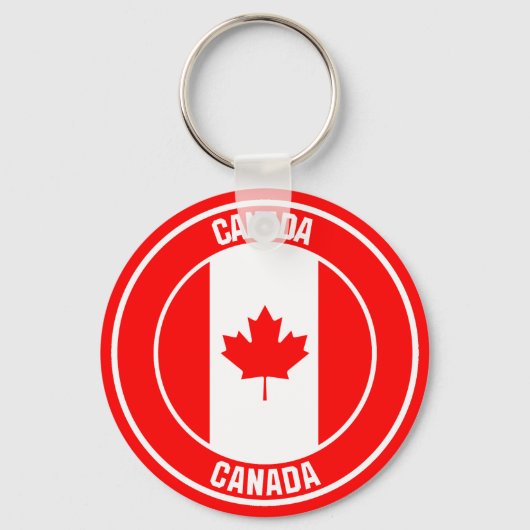 Porte-clés Emblème du Canada (Recto)