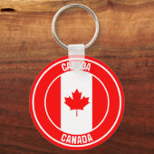 Porte-clés Emblème du Canada (Recto)