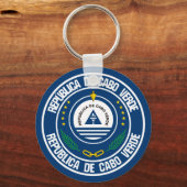 Porte-clés Emblème du Cap-Vert (Recto)