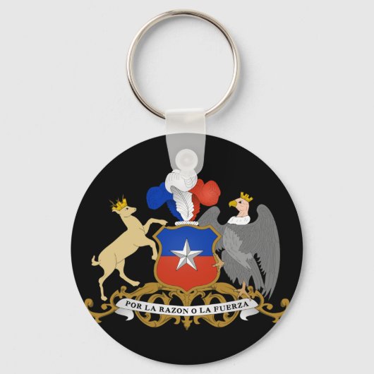 Porte-clés emblème du chili (Recto)