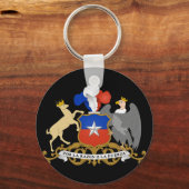 Porte-clés emblème du chili (Recto)