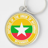 Porte-clés Emblème du cycle birman (Devant)