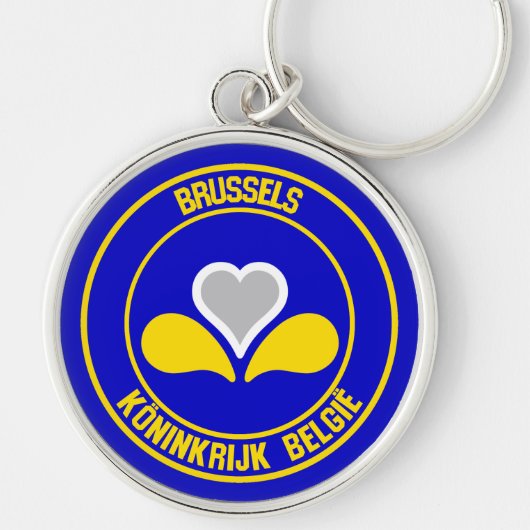 Porte-clés Emblème du cycle de Bruxelles (Devant)
