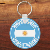 Porte-clés Emblème du cycle de l'Argentine (Recto)