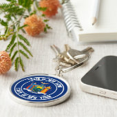 Porte-clés Emblème du cycle de New York (Côté)