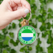 Porte-clés Emblème du cycle de Sierra Leone (Main)