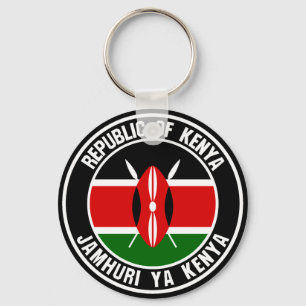 Porte-clés Emblème du cycle du Kenya