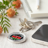 Porte-clés Emblème du cycle du Kenya (Côté)