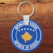 Porte-clés Emblème du cycle du Kosovo (Recto)