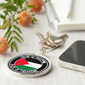 Porte-clés Emblème du cycle palestinien (Côté)