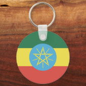 Porte-clés Emblème du drapeau éthiopien (Recto)