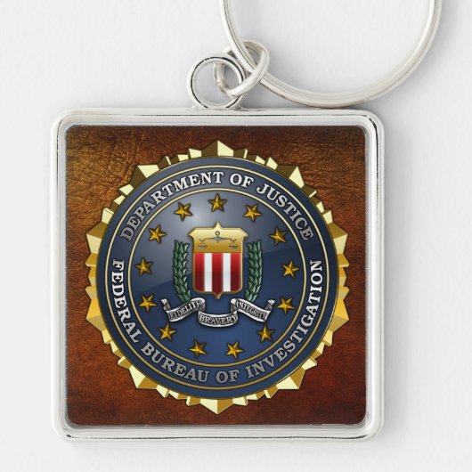 Porte-clés Emblème du FBI (Devant)