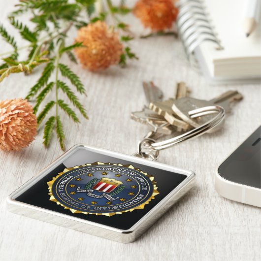 Porte-clés Emblème du FBI (Côté)