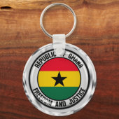 Porte-clés Emblème du Ghana (Recto)