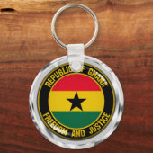 Porte-clés Emblème du Ghana (Recto)