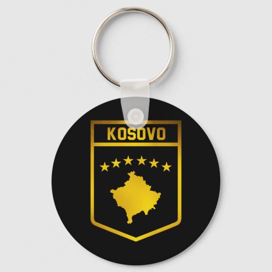 Porte-clés Emblème du Kosovo (Recto)