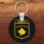 Porte-clés Emblème du Kosovo (Recto)