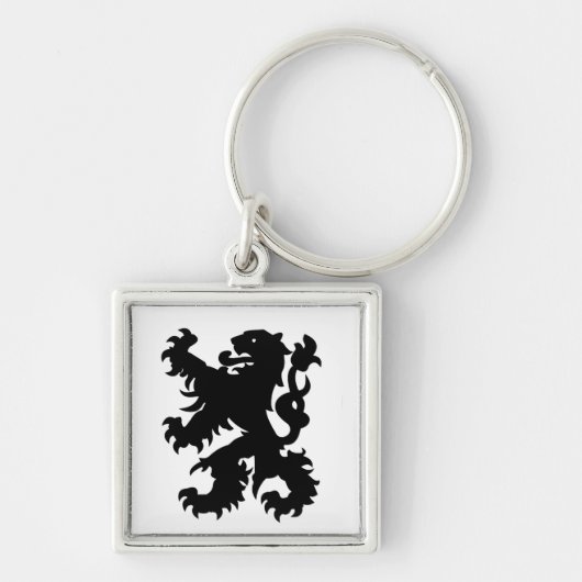 Porte-clés Emblème du Lion flamand (Devant)