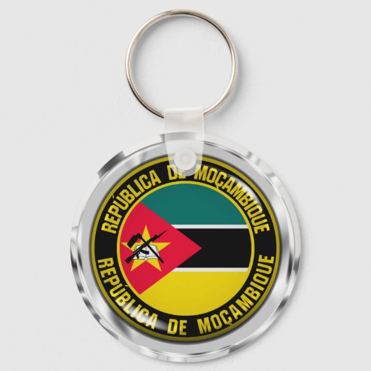 Porte-clés Emblème du Mozambique (Recto)