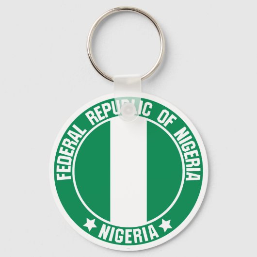 Porte-clés Emblème du Nigeria (Recto)