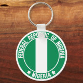 Porte-clés Emblème du Nigeria (Recto)