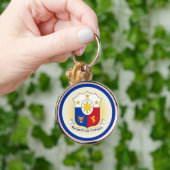 Porte-clés Emblème du patrimoine des Philippines (Main)