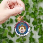 Porte-clés Emblème du patrimoine serbe (Main)