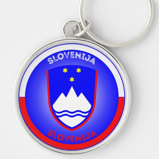 Porte-clés Emblème du patrimoine slovène (Devant)