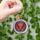 Porte-clés Emblème du patrimoine thaïlandais (Main)