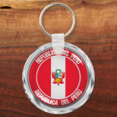 Porte-clés Emblème du Pérou (Recto)