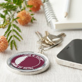 Porte-clés Emblème du Qatar Round (Côté)