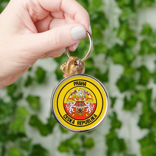Porte-clés Emblème du rond de Prague (Main)