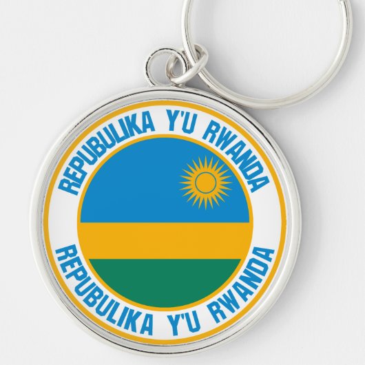 Porte-clés Emblème du Rwanda (Devant)