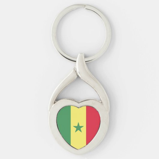 Porte-clés Emblème du Sénégal (Devant)