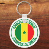 Porte-clés Emblème du Sénégal (Recto)