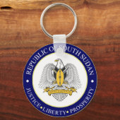 Porte-clés emblème du sud du soudan (Recto)