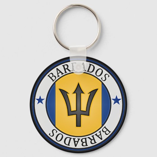 Porte-clés Emblème du tour de la Barbade (Recto)