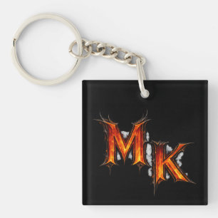 Porte-clés Emblème gothique infernal MK
