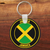 Porte-clés Emblème Jamaique (Recto)