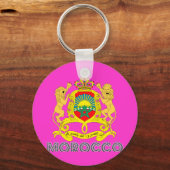 Porte-clés Emblème marocain (Recto)