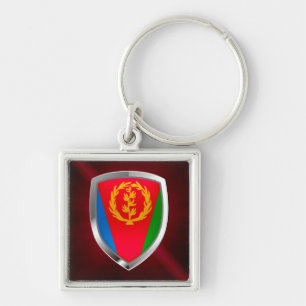 Porte-clés Emblème métallique de l'Érythrée