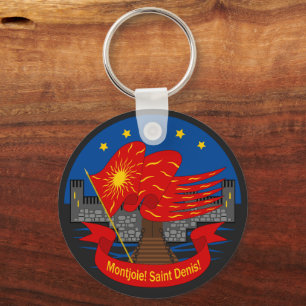 Porte-clés Emblème patriotique Vive la France