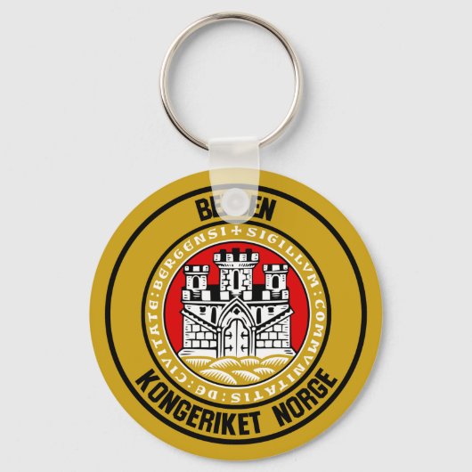 Porte-clés Emblème Rond Bergen (Recto)