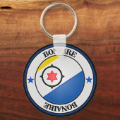 Porte-clés Emblème rond Bonaire (Recto)