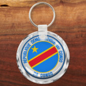 Porte-clés Emblème Rond Congo (Recto)